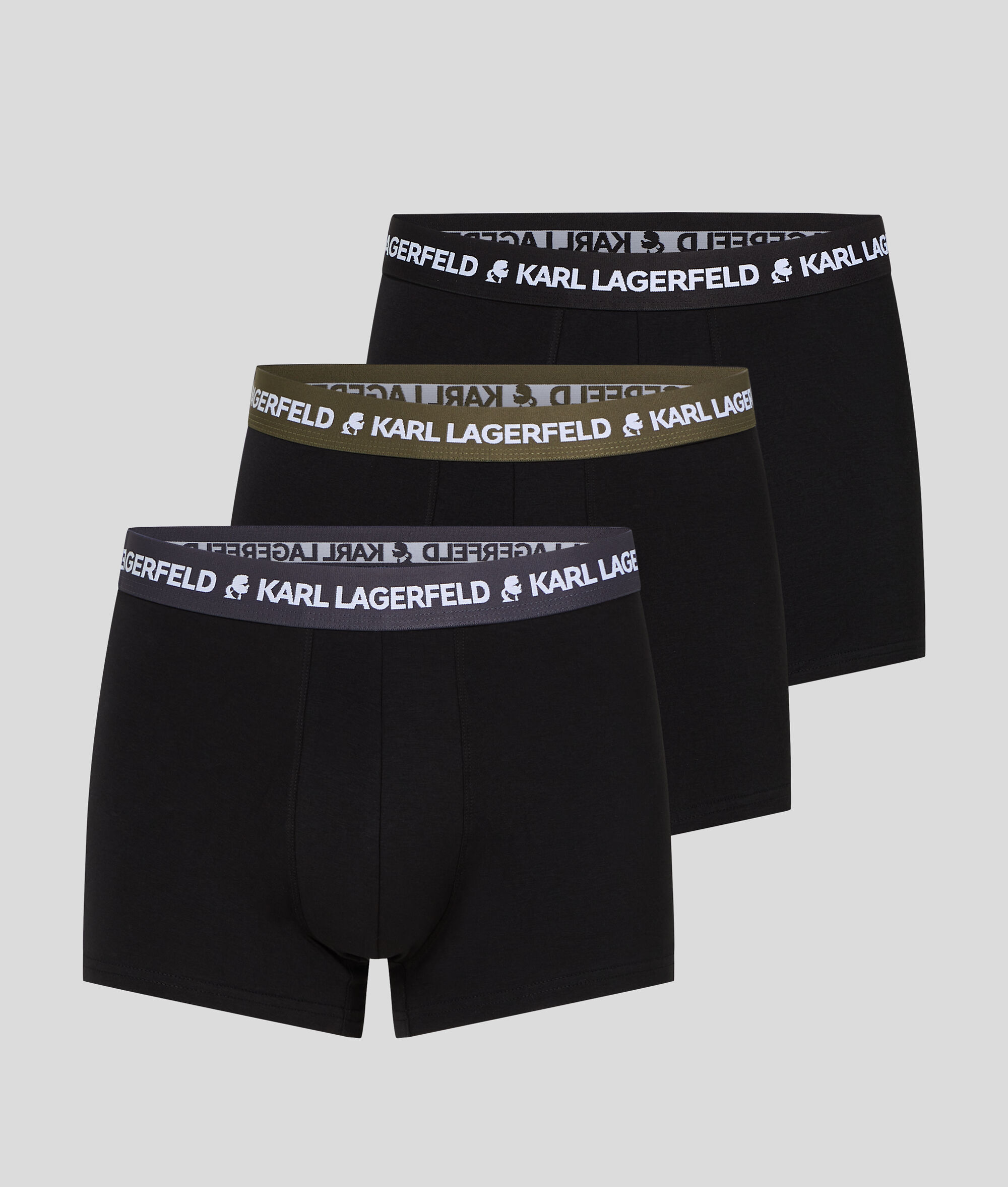 (image for) Distinctive KARL LOGO TRUNKS - 3 PACK